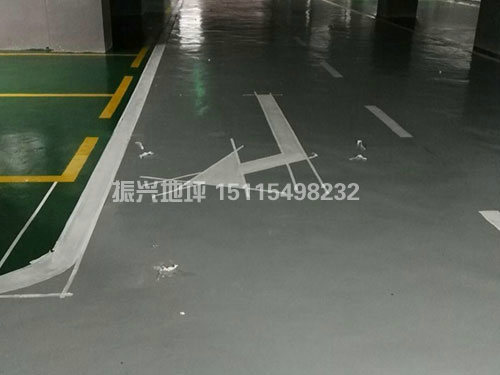 臺北水岸春季地下室地坪漆工程